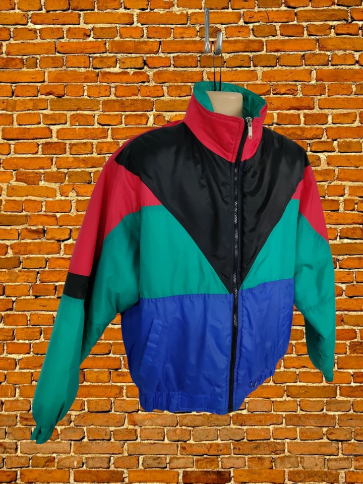 MENS CORTINA XL BLUE RED GREEN VINTAGE SKI RETRO PADDED PUFFER JACKET COAT - Image 2 of 4