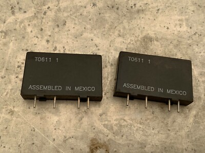 Crouzet Relay 3.0-8VDC in 3A 280VAC Out P/N M-OAC5A (Lot of 2)