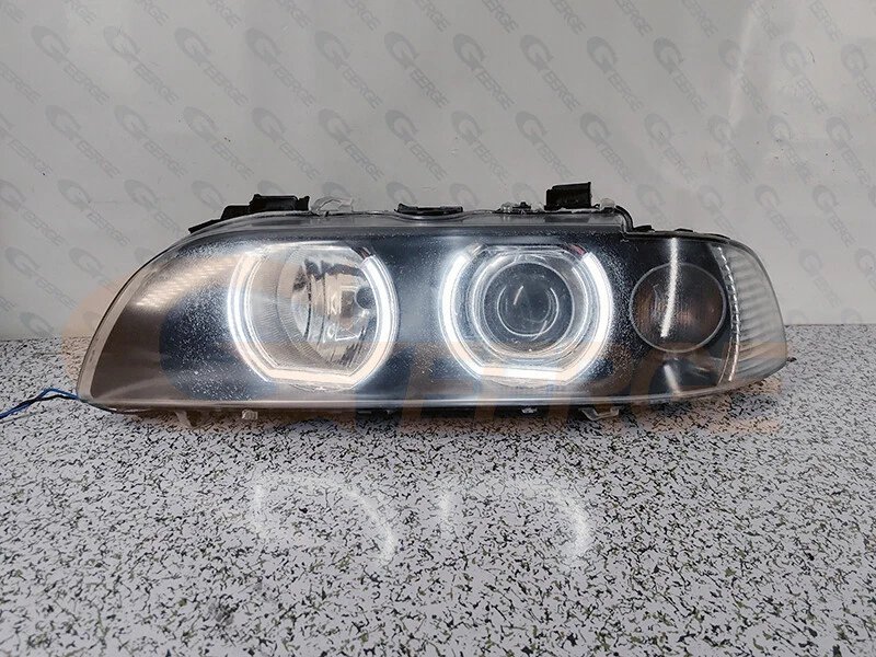 For BMW E36 E38 E39 Ultra Bright DTM U Style Led Angel Eyes Kit Halo Rings - Image 4 of 4