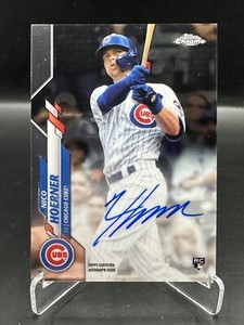 Nico Hoerner 2020 Topps Chrome Rookie Autograph Chicago Cubs