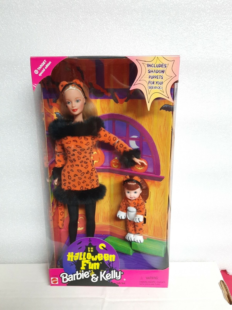 VINTAGE BARBIE DOLL 1998 HALLOWEEN FUN BARBIE & AND KELLY