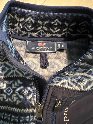 Vineyard Vines Fleece Zip Up Jacket - Picture 3 of 3