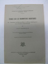 Zoology Aquatic Mammals White Porpoise Beluga Whale Food St. Lawrence River 1947