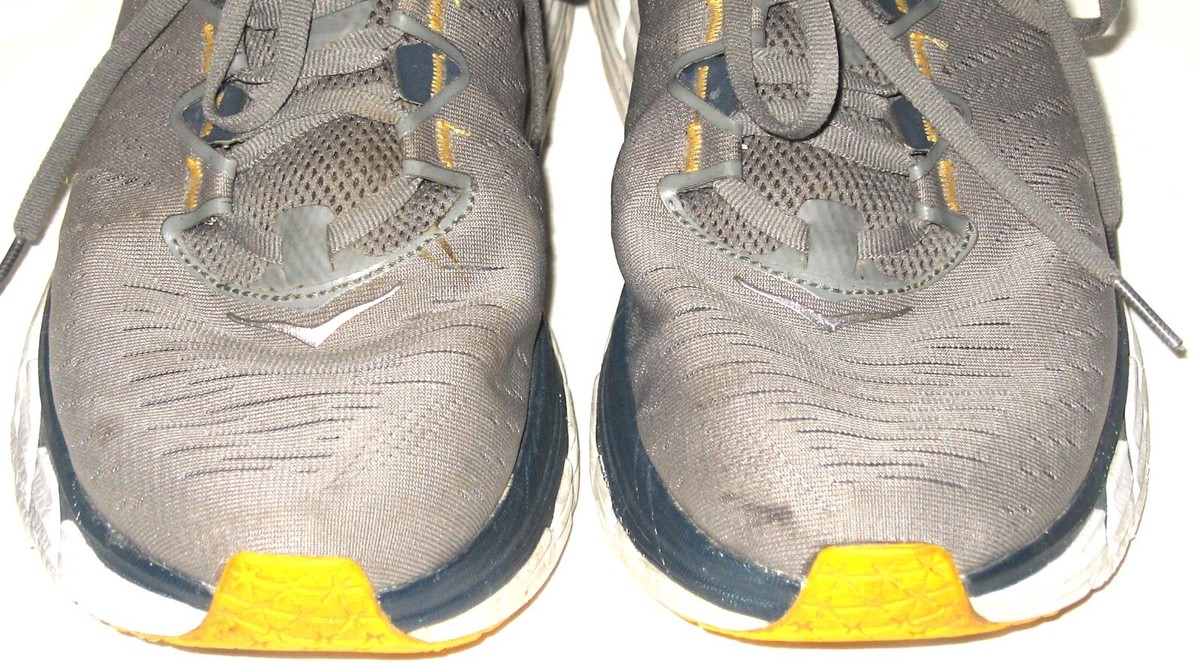 Hoka One One Gaviota 3 Mens Size 10.5 Gray Yellow Running Athletic Shoes Casual Men main image 4