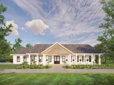 Cedar Springs Barndominium 4 Bed 3 Bath 2 Car - Plan Blueprint PDF or Print ~
