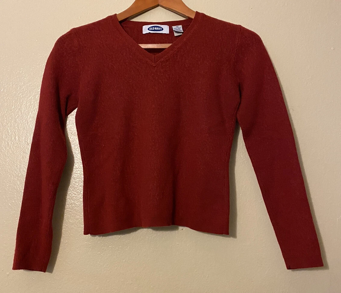Old navy 2025 burgundy sweater