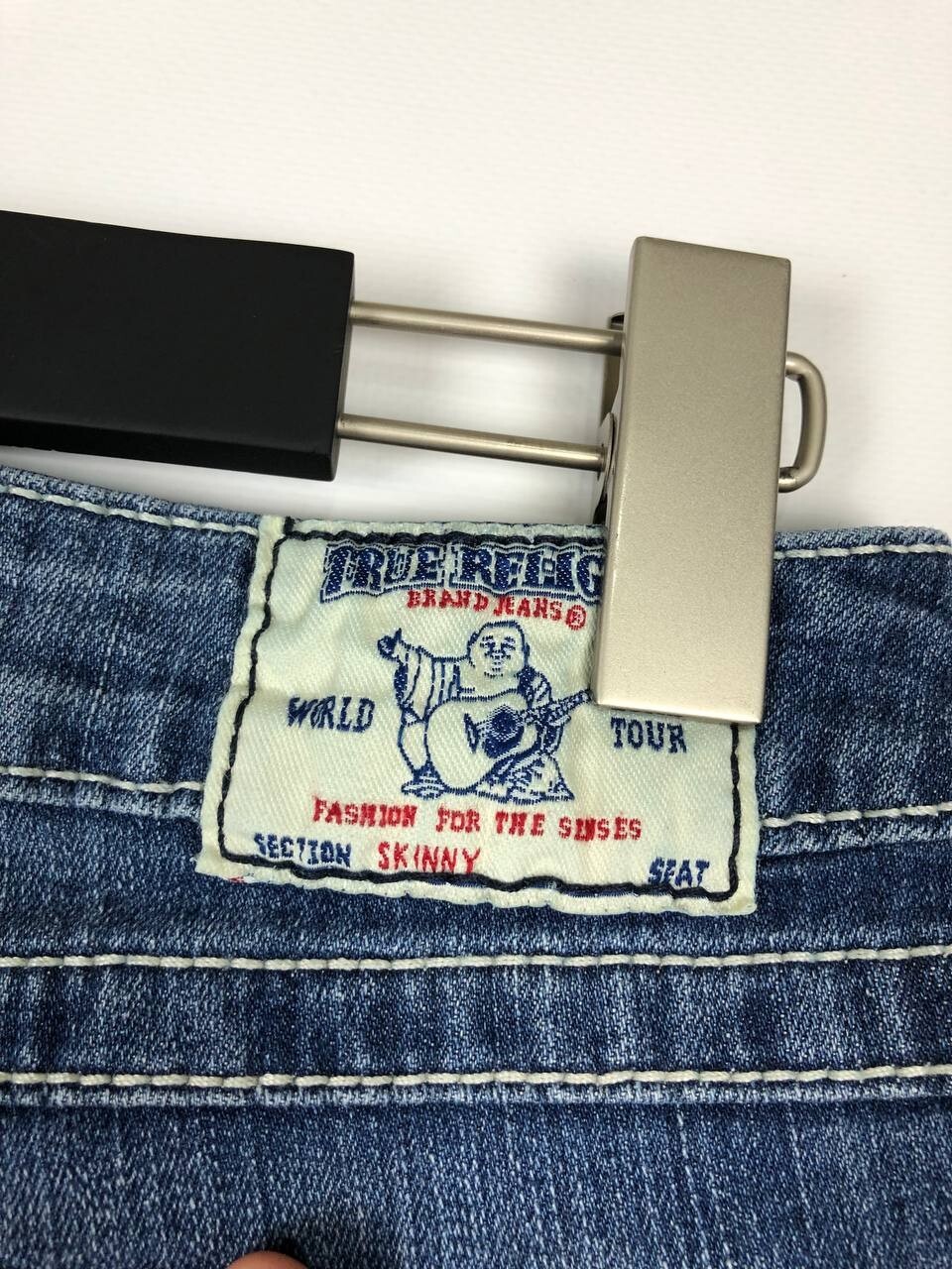 True Religion Denim Jeans Pants Section Skinny size 31x34 thumbnail 9