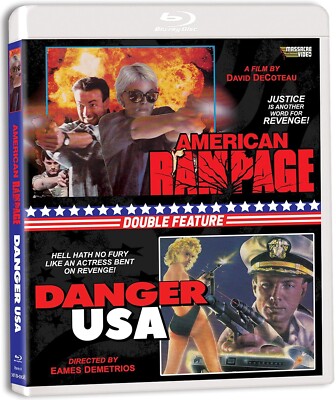 American Rampage / Danger USA (Blu-ray, 1980) NEW Massacre Video Double Feature