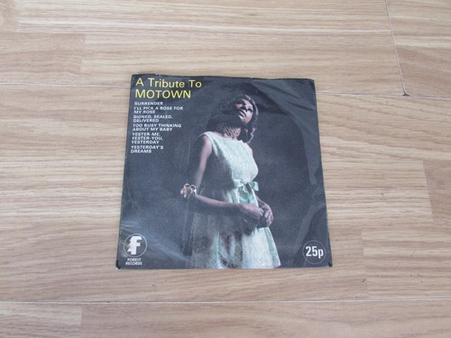 A TRIBUTE TO MOTOWN EP VINYL RECORD BY VARIOUS ARTISTS 6 TRACKS 1972 - Photo 1/4