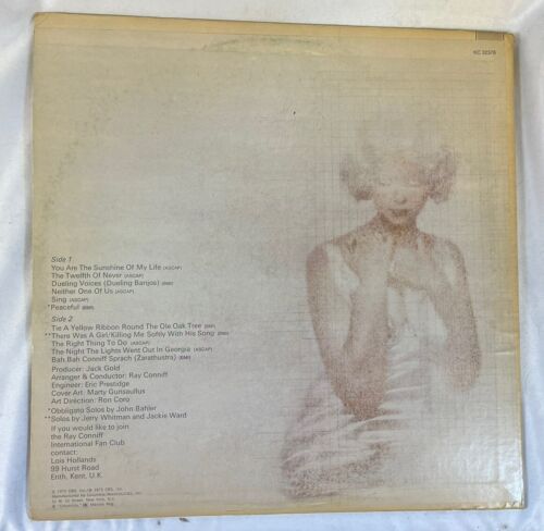 Ray Conniff and the Singers "You Are The Sunshine Of My Life" 12" Vinyl LP 33 - Picture 2 of 4