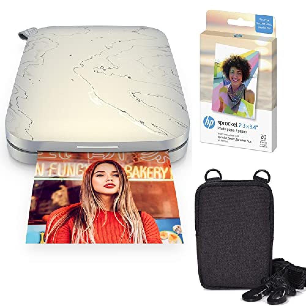 (TG. 2.3x3.4) HP Sprocket Select Stampante fotografica istantanea portatile, 2,3