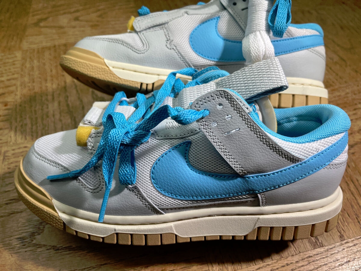 Mens Nike Air Dunk Low Jumbo DV0821-103 White/Baltic Blue Mens Nike Air Dunk Low Jumbo DV0821-103 White/Baltic Blue