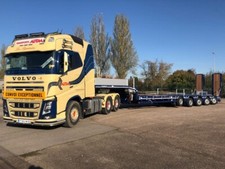 WSI 01-3407 VOLVO FH4 6X4 + TIEFLADER 5 ACHSEN RAMPE "AUTAA" (F) NEU.