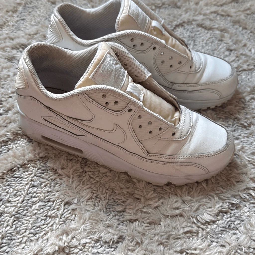 Nike Youth bianche Air Max 90 taglia 6 5