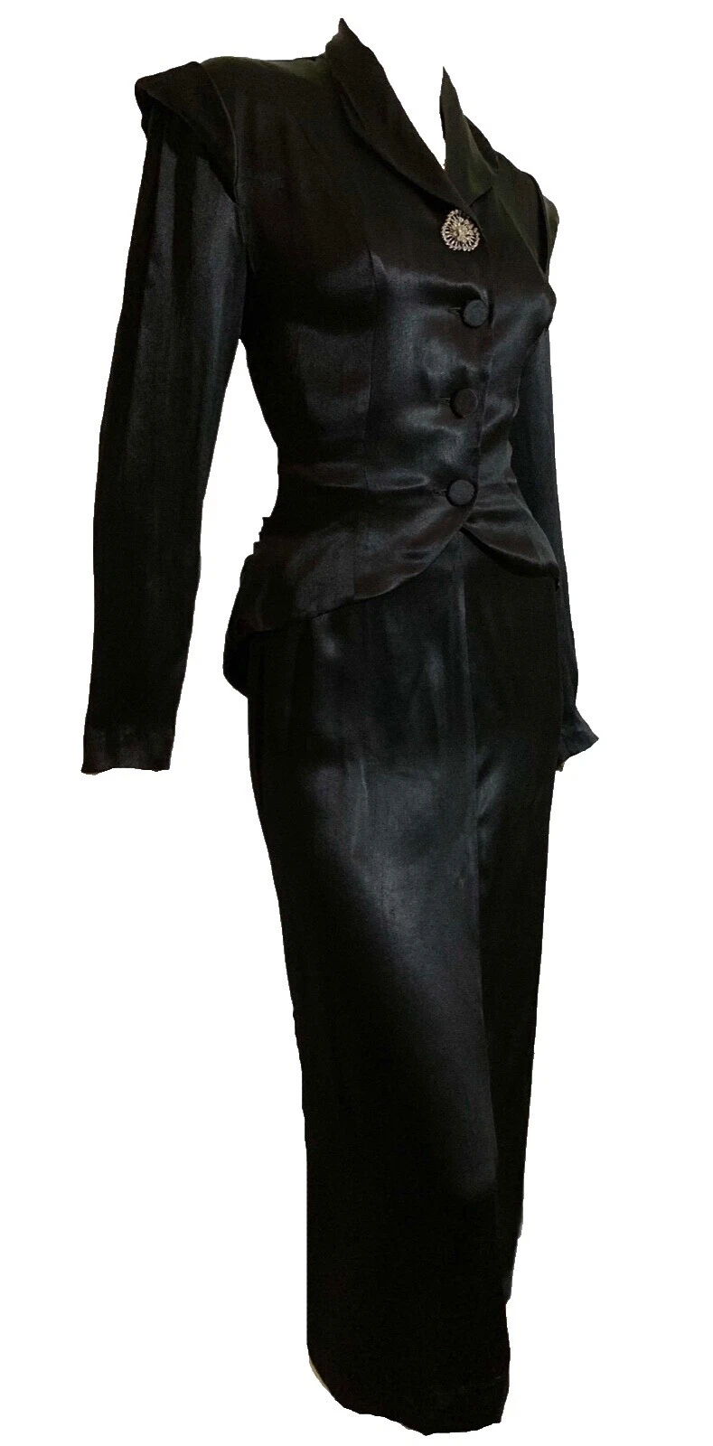 Art Deco Vestidos VINTAGE 1940s regular para De mujer