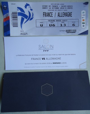 mint VIP TICKET Salon & Box 16.10.2018 Frankreich France Deutschland Germany # 9