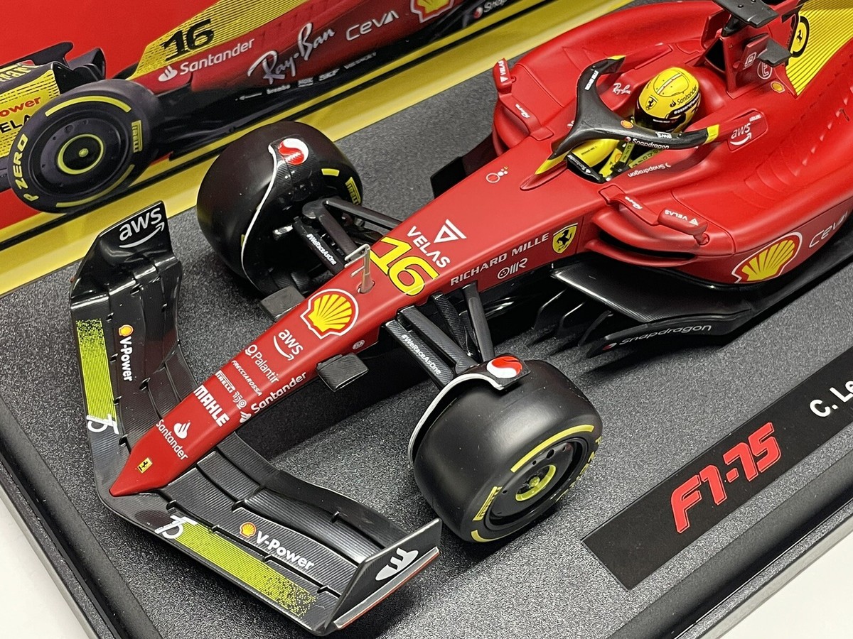 2022 Ferrari F1-75 Italian GP Charles Leclerc Model Car 1/18
