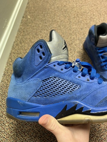 Nike Air Jordan Retro V 5 "Royal Blue Suede" Men's US 136027-401 Size 9.5 Men - Picture 5 of 22