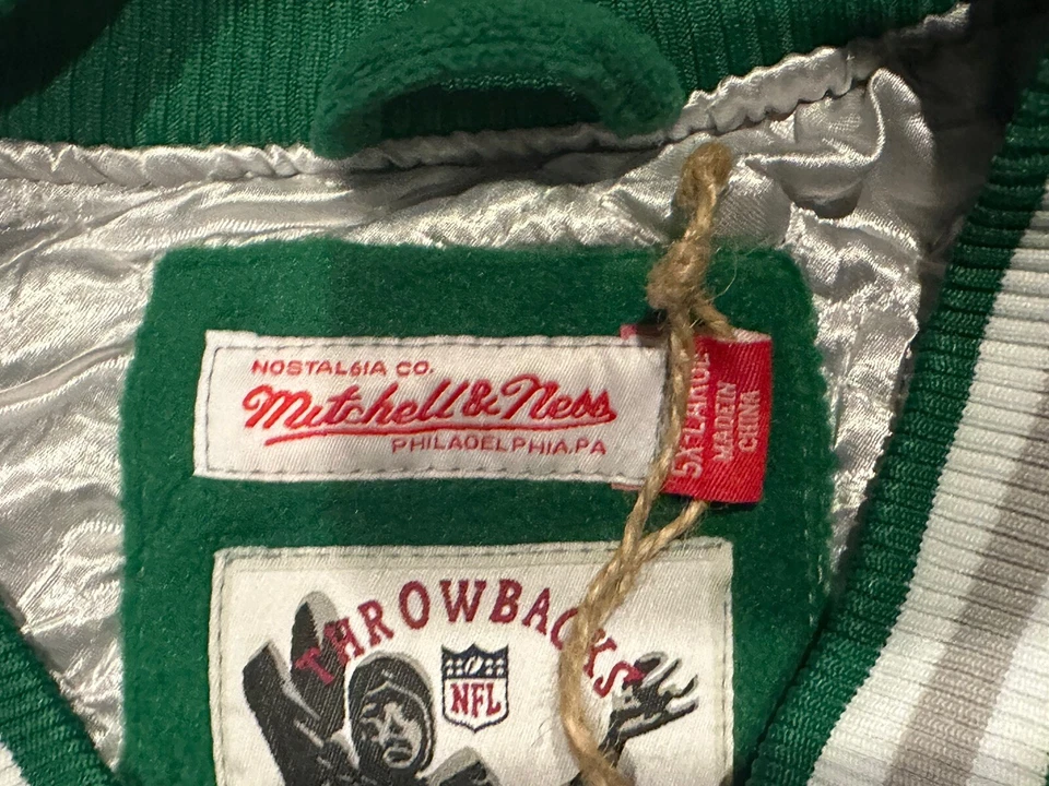 Casaco combo jaqueta retrô estilo Philadelphia Eagles Princesa Diana Lady Di novo com etiquetas 5XL - Imagem 4 de 4