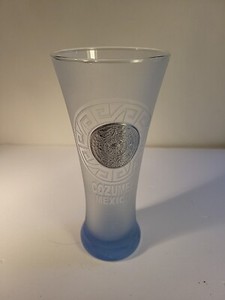 Cozumel Mexico Frosted Cocktail/Pilsner Glass