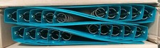 Image of 20x Exacompta A4 Ring Binders 4-Ring Folders Polypropylene Yellow Green VAT Inc