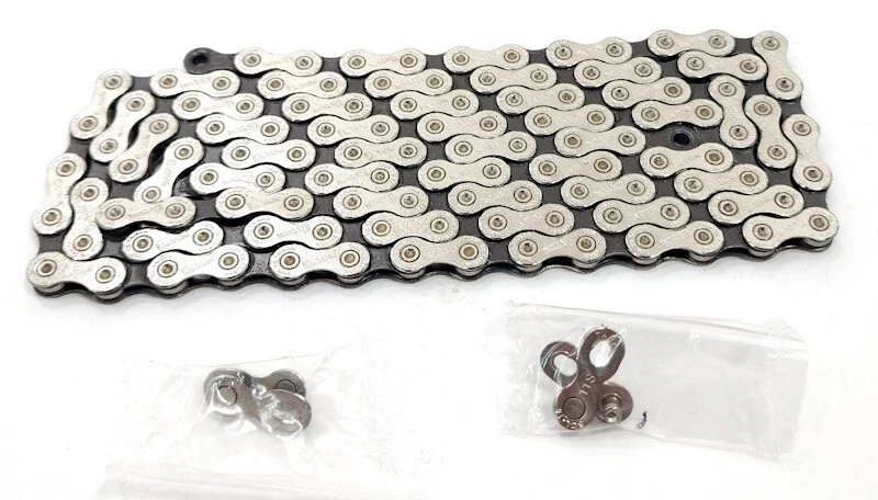 Велосипедная цепь Taya Superior 11 скоростей, 120 звеньев, серебристая, совместима с Shimano/SRAM - Изображение 2 из 4