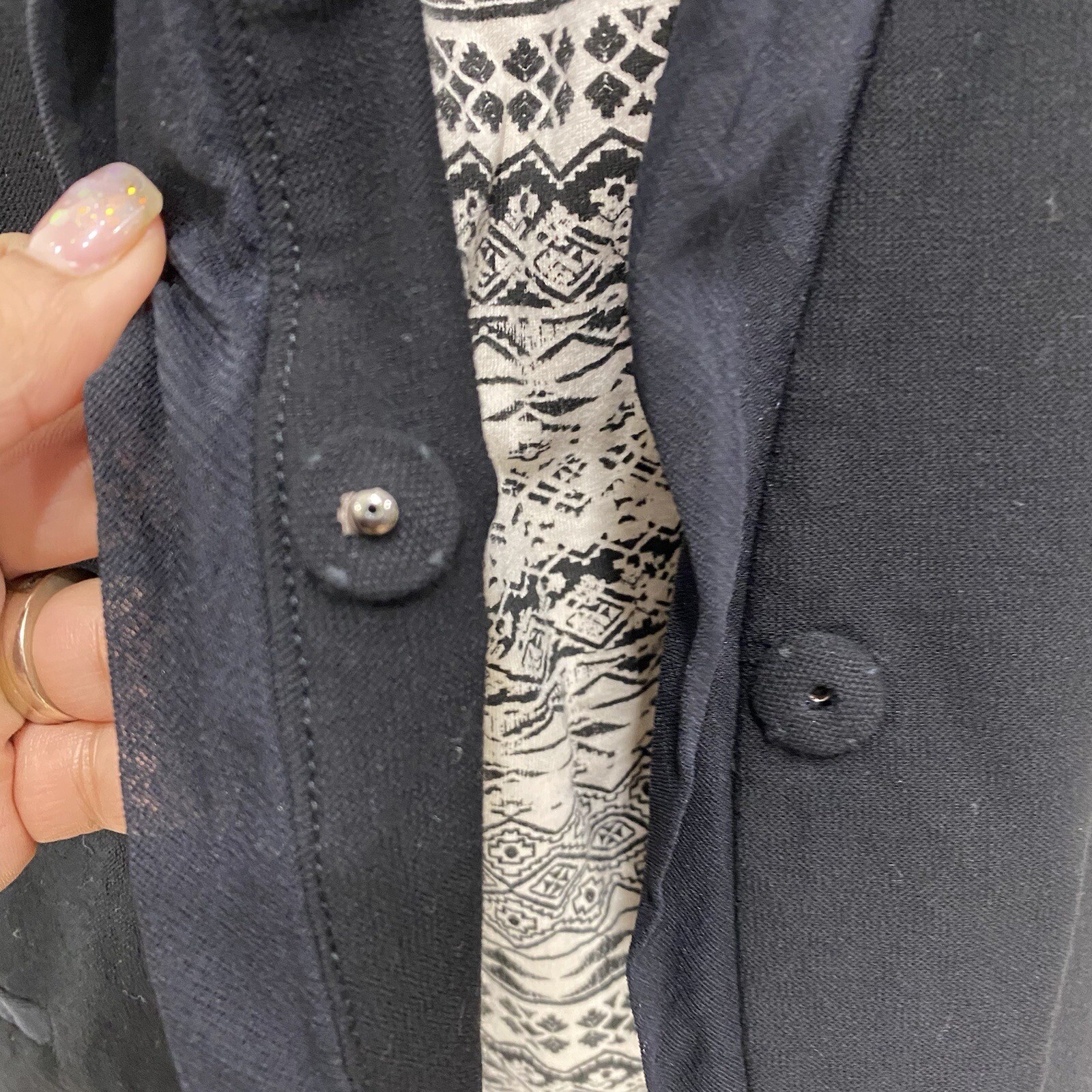 Eileen Fisher Single Snap Crepe Basic Blazer Jack… - image 7