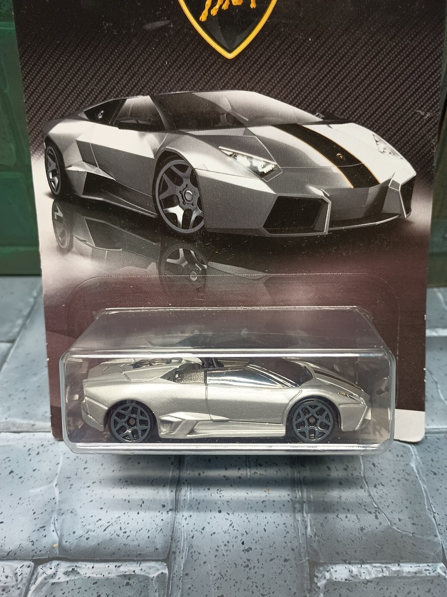 Hot Wheels Silver Lamborghini Reventon Roadster 6/8 2016 Black