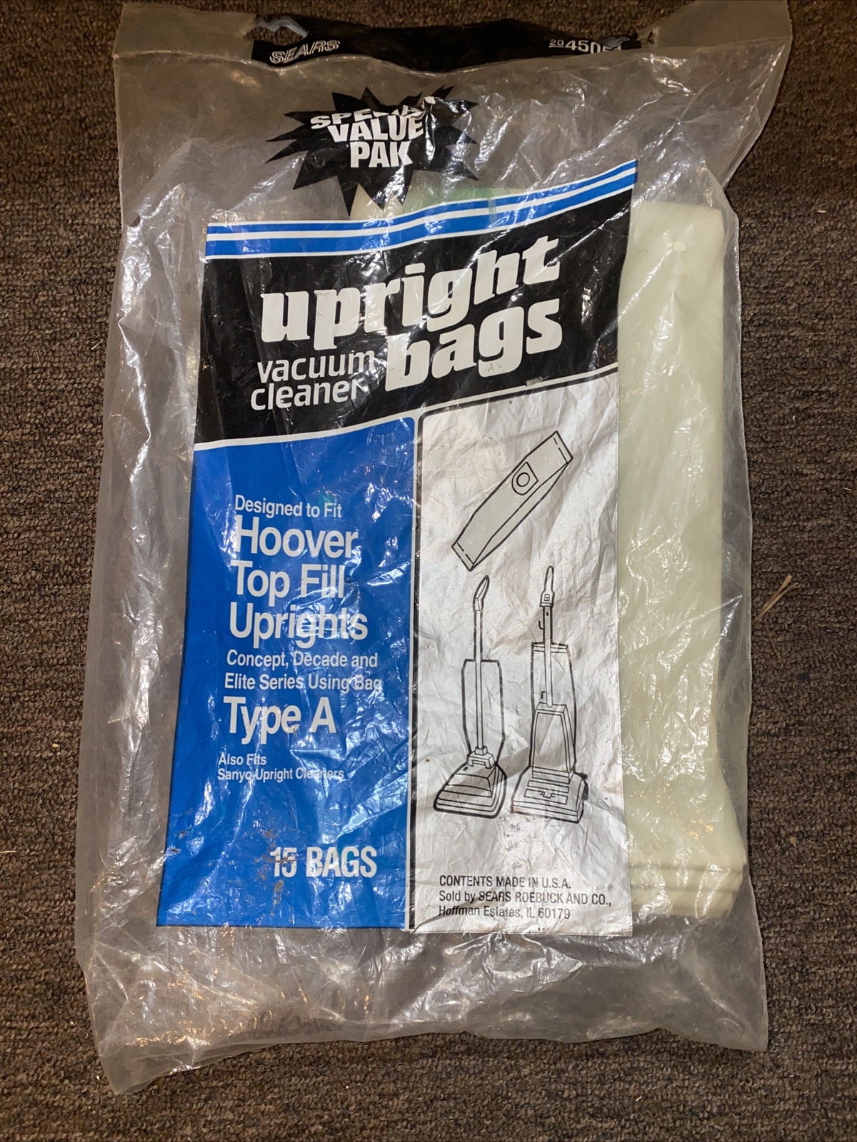Sears Hoover Type A Sanyo Upright 8 Vacuum Cleaner Bags Fast Ship! eBay