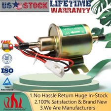 Universal Gas Diesel Inline Electric Fuel Pump 12V 4-7 PSI Low Pressure HEP-02A
