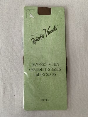Roberto Vicenti 1 Paar Damensöckchen 20 Den One Size Soleil 204118 Feinstrumpf