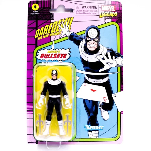 Figura de acción Marvel Legends Daredevil Bullseye Kenner 4" de alto