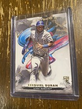 2023 Topps Inception Ezequiel Duran Rookie Card RC Texas Rangers Baseball