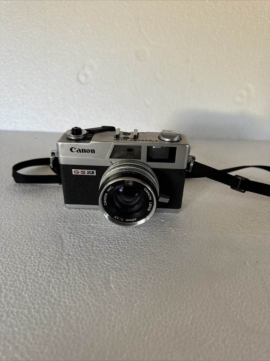 Canon Canonet QL17 GIII G3 40mm f1.7 Rangefinder Camera From JAPAN