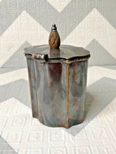 Silverplate Tea Caddy In Silver Plated Collectibles for sale | eBay