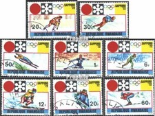 Ruanda 479A-486A (kompl.Ausg.) gestempelt 1972 Olymp. Winterspiele &acute;72, Sapporo