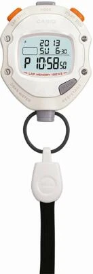Casio Stop Watch HS-70W-8JH White Waterproof Sports Stopwatch HS-70W from Japan* - Image 1 of 4
