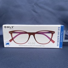 NEW ONLY Blue Light Blocking Eyewear Glasses Lens 0.00 Reading Genuine Performe