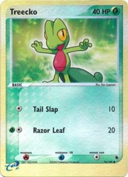Treecko 76/109 Reverse Holo EX Ruby & Sapphire