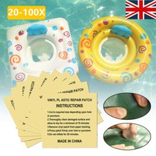 20-100X  Inflatable Hot Tub Swimming Paddling Pool Puncture Repair Patch Kits UK