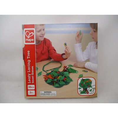 Hape - Beleduc - Leafy Lacing Tree Smart Games