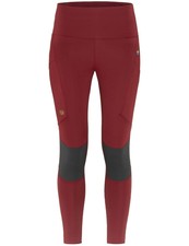 Fjallraven Women's Abisko Trekking Tights Pro - Pomegranate Red-iron Grey