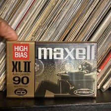 Maxell XL-II 90-Minute High Bias Blank Audio Cassette Tape for CD  NEW, SEALED