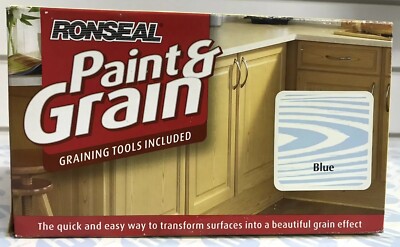 Ronseal Paint Grain Included Graining Tool Blue 1 5ltr 5010214821952 Ebay