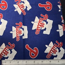 34x59 MLB Philadelphia Phillies Liberty Fabric 100 Cotton NEW