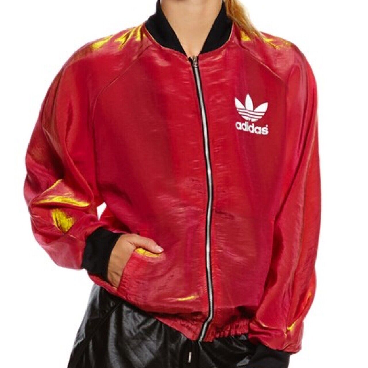 De confianza aluminio Príncipe Chaqueta cambiadora de forma Adidas x Rita Ora - talla XS/S (Japón talla L)  | eBay