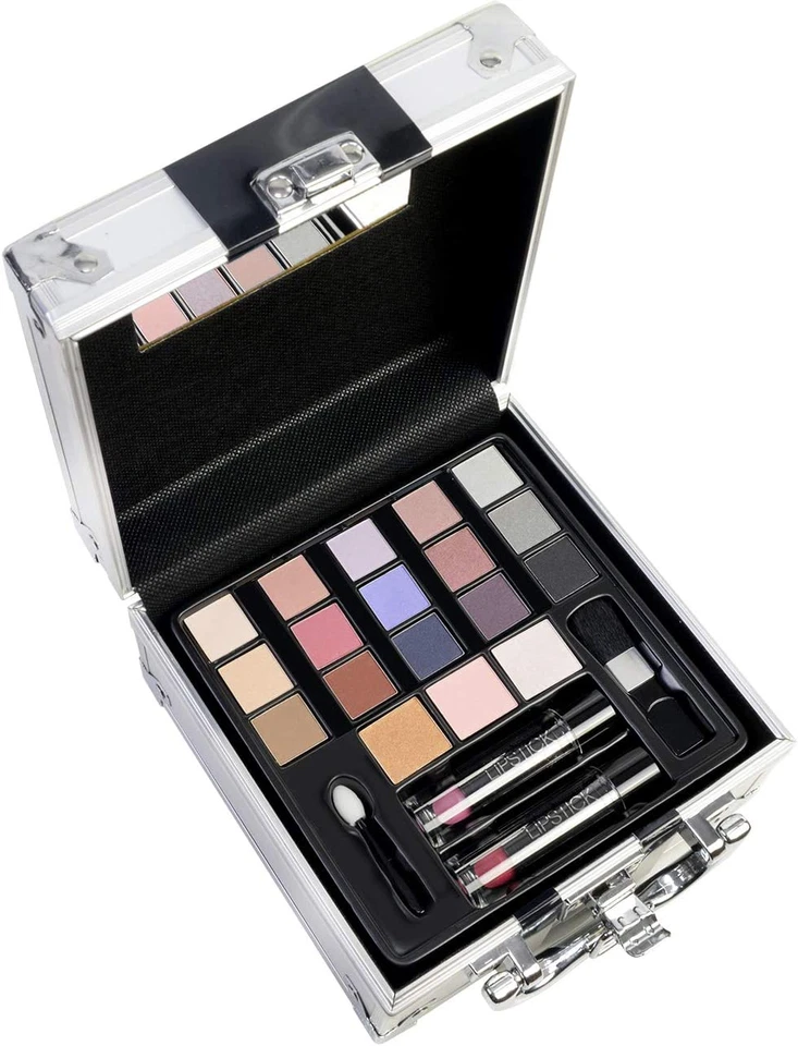 Kit Professionale per Make Up con Valigetta Set con 23 Trucchi e 3 Applicatori - Immagine 4 di 4