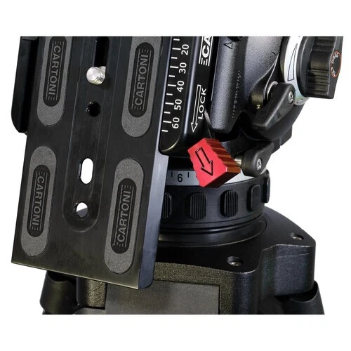 Cartoni Focus 22 Cine Fluid Head (100mm Half Ball) HF2200/CP - Image 4 of 4