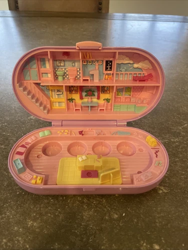 Polly Pocket Stampin' School Playset AP Polly's Stamper Set Compact vintage