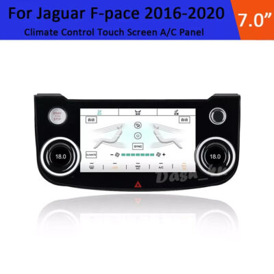 Fits for Jaguar F-PACE 2016-2020 A/C Condition Control Ligh Liqude Touch Screen